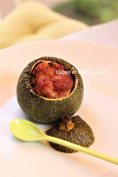 Courgette Farcie Pour Bebe Cubes Petits Pois