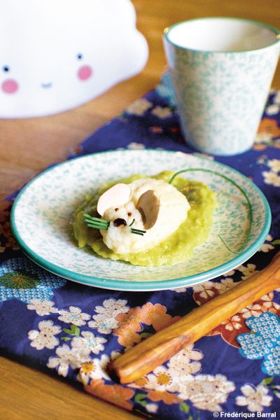 Quenelles De Poisson A La Puree De Feves Pour Bebe Recette Sans Gluten Cubes Petits Pois